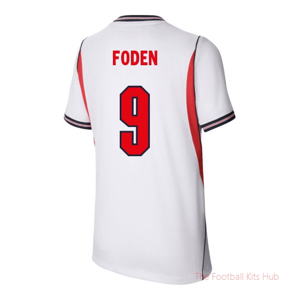 2026-2027 England Home Shirt (Kids) (Foden 9)