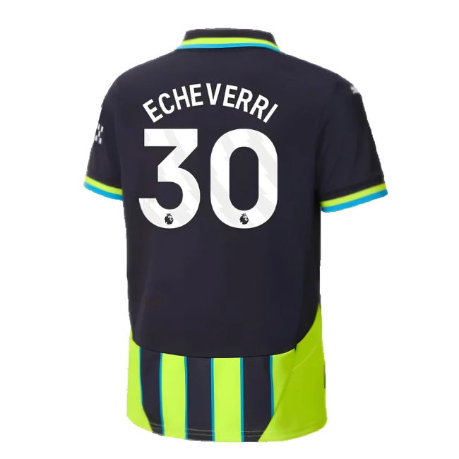 New Man City Away Team Kit 2024-2025 (Echeverri 30) (Kids)
