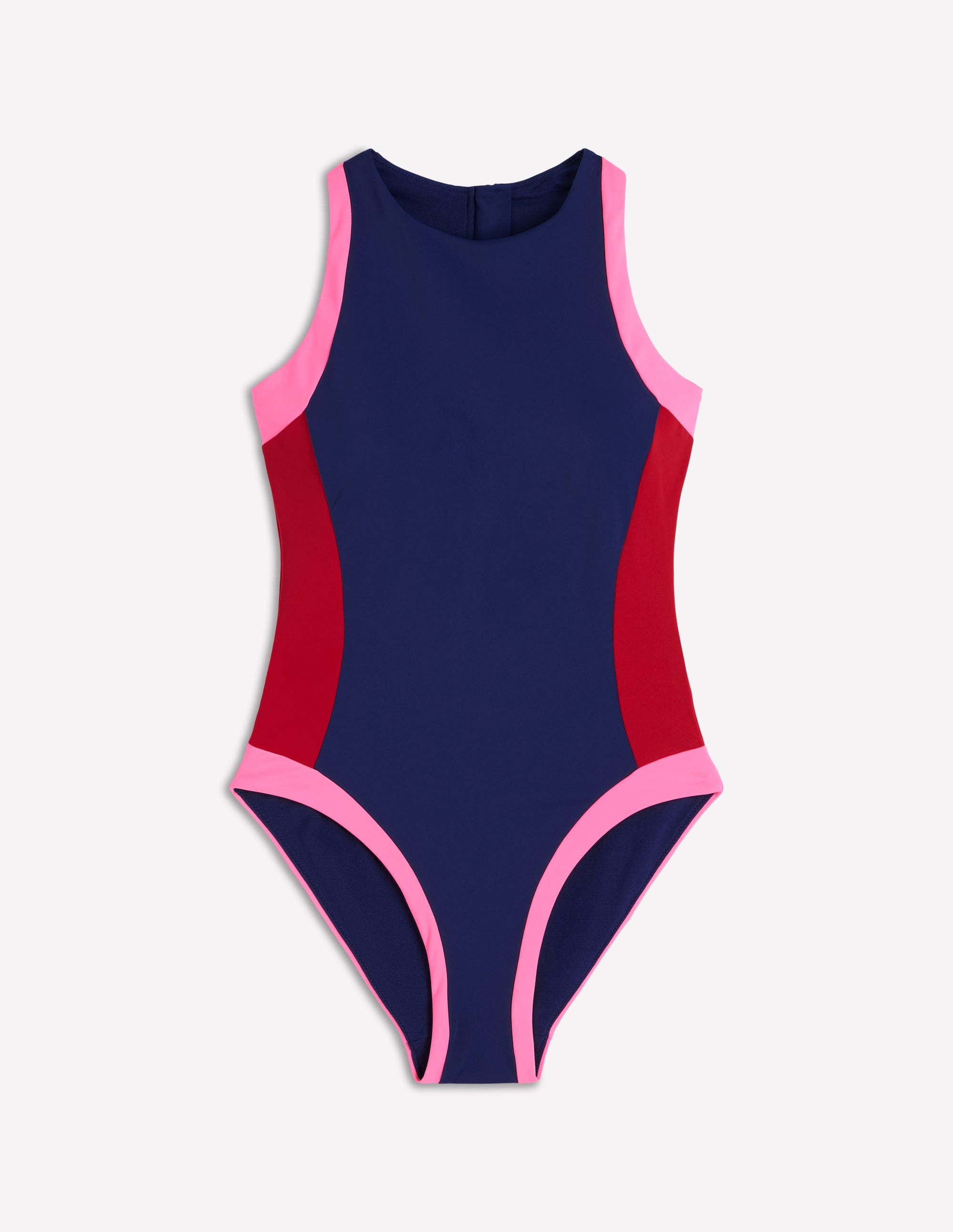 Sporty High Neck Swimsuit