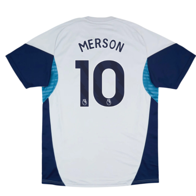2025-2026 Arsenal Training Shirt (Grey Two) (Merson 10)