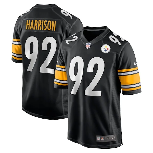 Performance Pittsburgh Steelers Game Jersey - Premium Black NFL Fan...