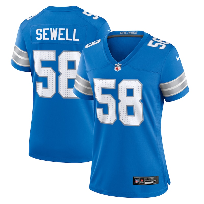 None Penei Sewell Detroit Lions Budget-Friendly Fan Apparel Game Day W