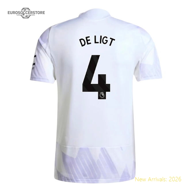2025-2026 Man Utd Authentic Away Shirt (De Ligt 4)