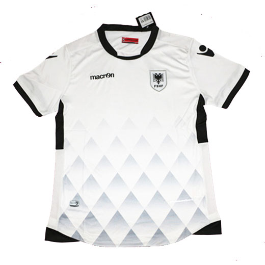 Performance Driven Albania Away 2017 White Soccer Jersey Shirt