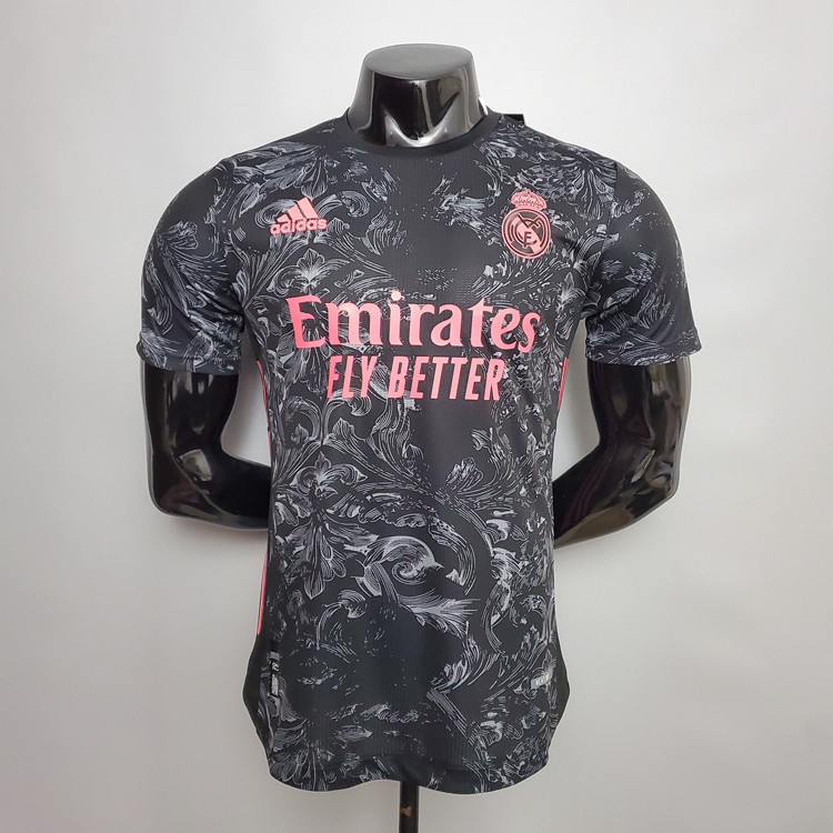 Official Real Madrid Soccer Shirt 20-21 Third Black Soccer Jersey