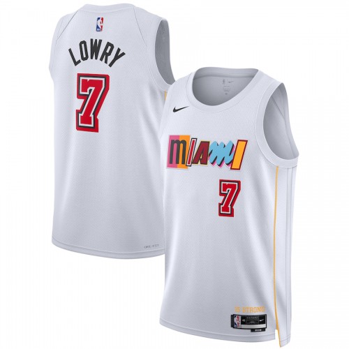 Nike Heat White Miami Heat #7 Jersey - Discounted NBA Fan Apparel