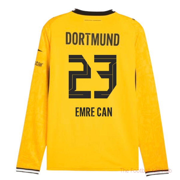 Borussia Dortmund 2026-2027 Long Sleeve Home Shirt (Emre Can 23)