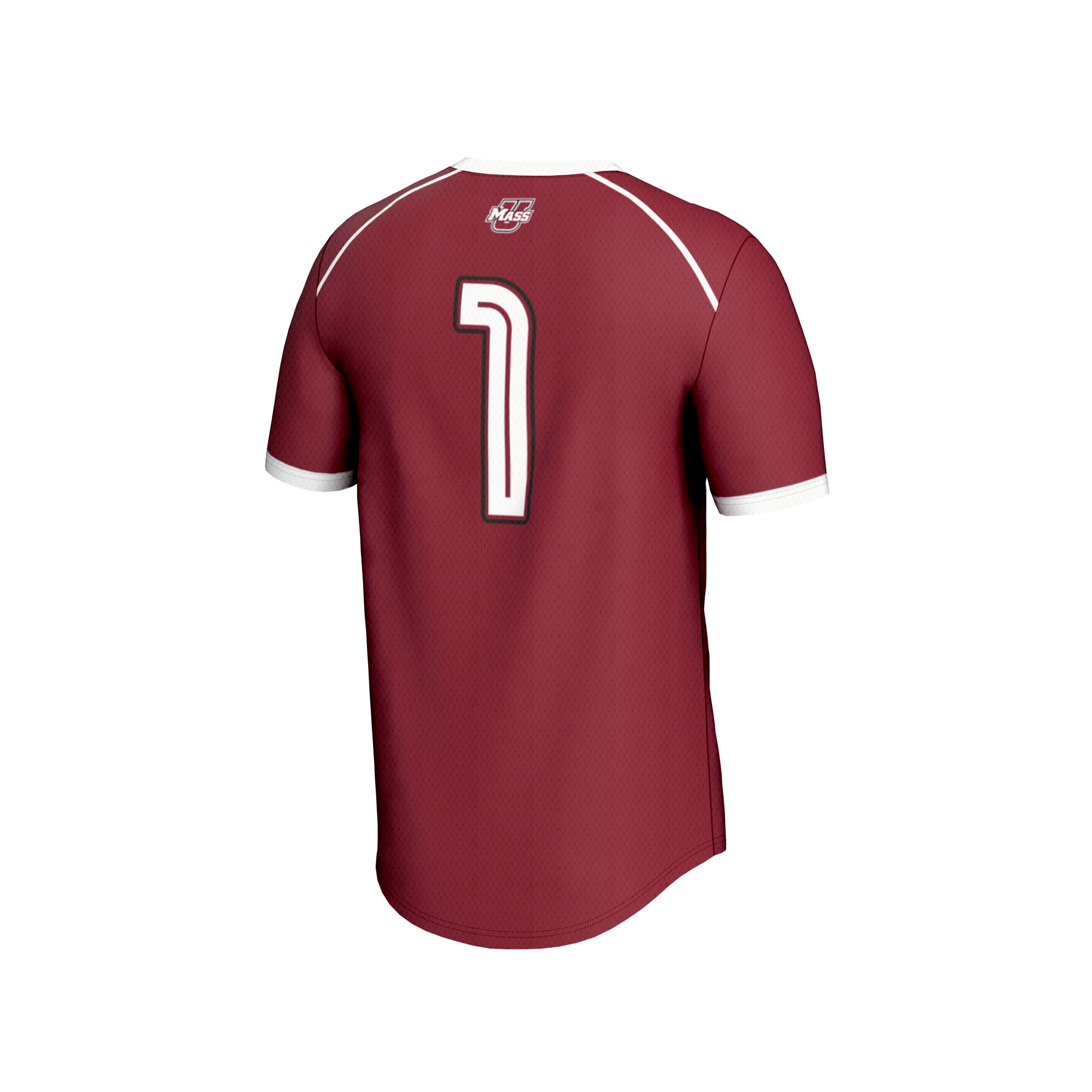 [NJP] UMass Minutemen GameDay Greats Youth Lightweight Women's Lacrosse Fashion Jersey - Maroon