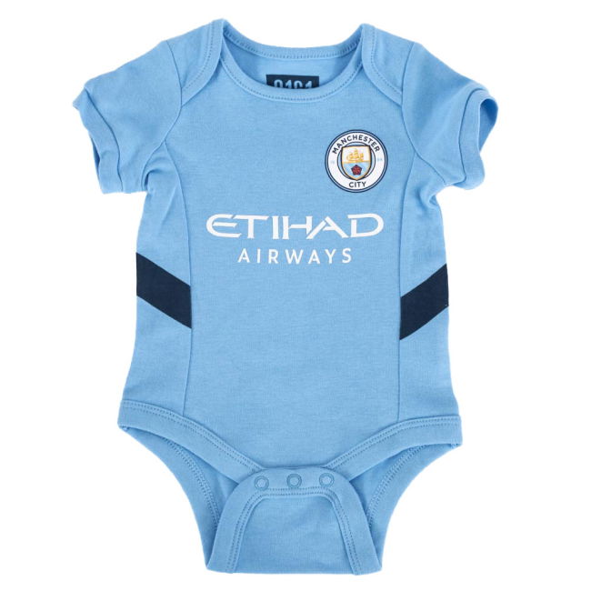 Women's Manchester City FC 24/25 Season 2 Pack Bodysuit 9-12 Mths