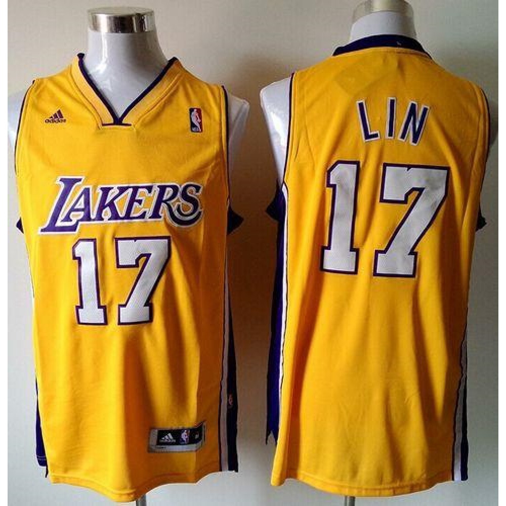 Collector's Item Retro Men's LA Lakers #17 Jeremy Gold Basketball Jersey