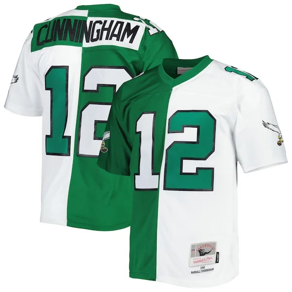 None Randall Cunningham Replica Jersey - Green | NFL Player Jersey