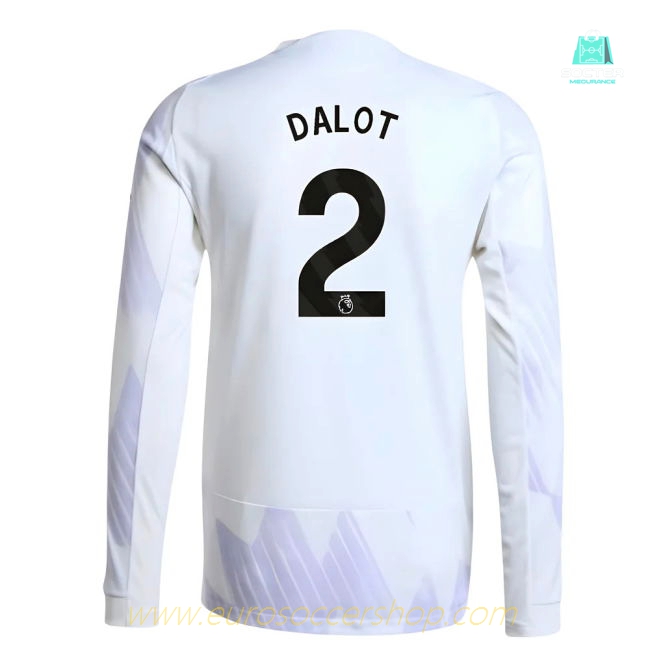 2025-2026 Man Utd Authentic Long Sleeve Away Shirt (Dalot 2)