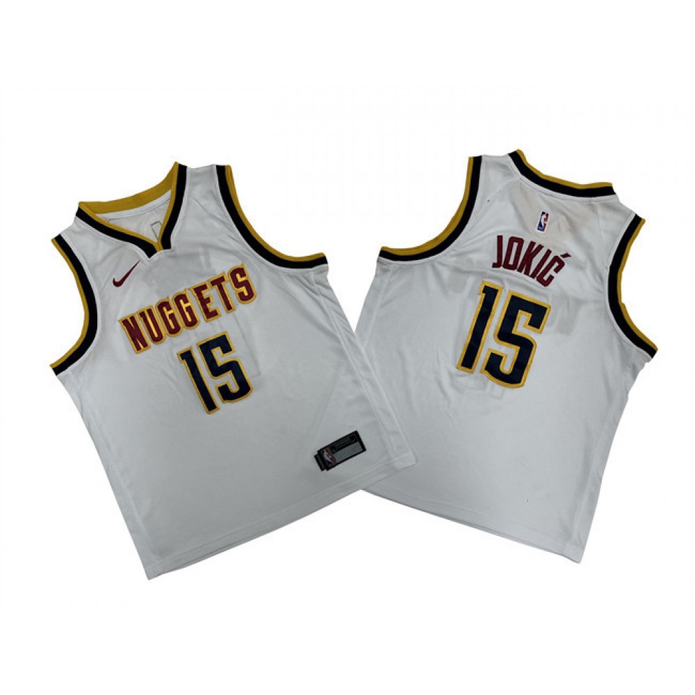 Denver Nuggets Nikola Jokic15 White Jersey - Must-Have Jersey