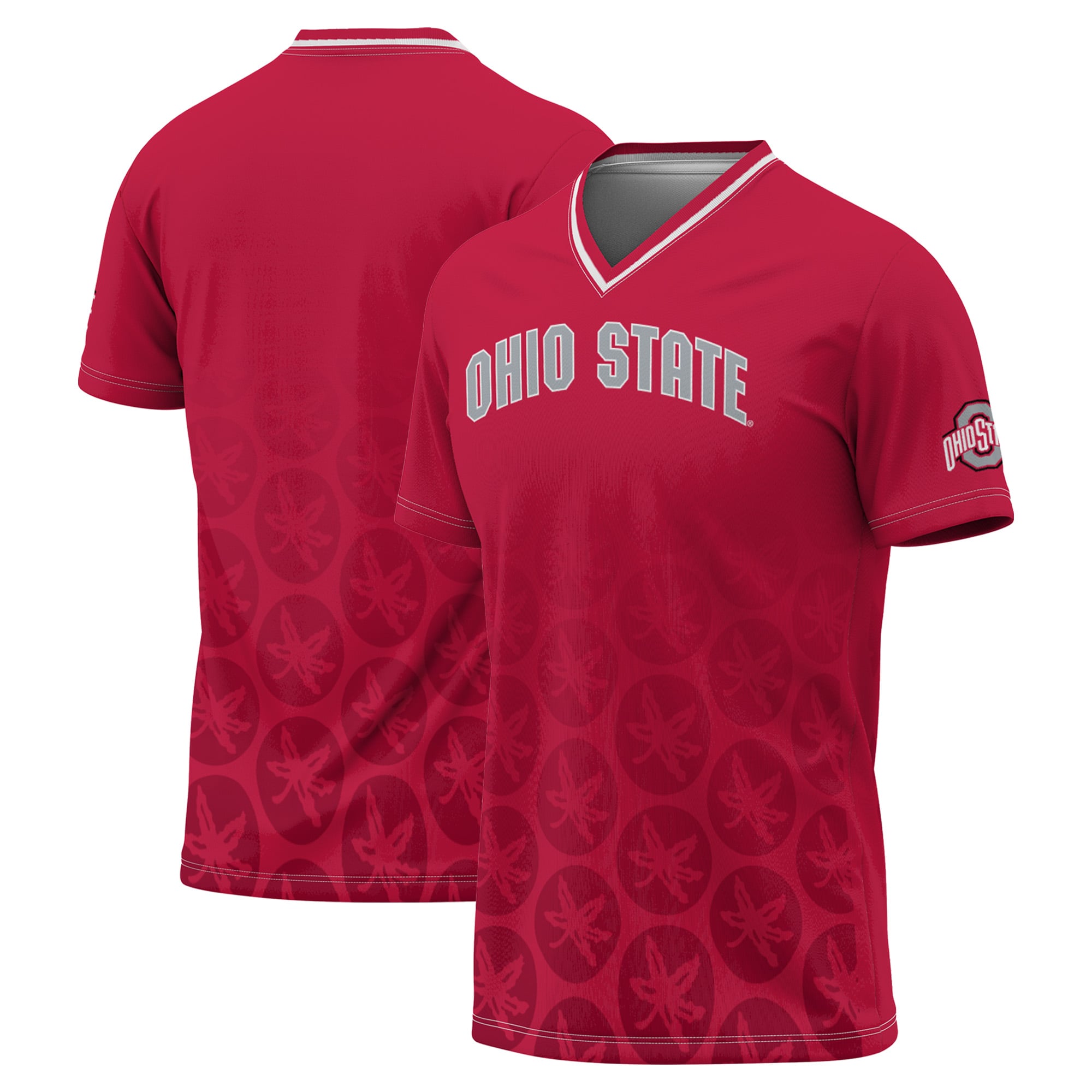 Ohio State Buckeyes GameDay Greats Unisex Lightweight Soccer Fashion Jersey - Scarlet