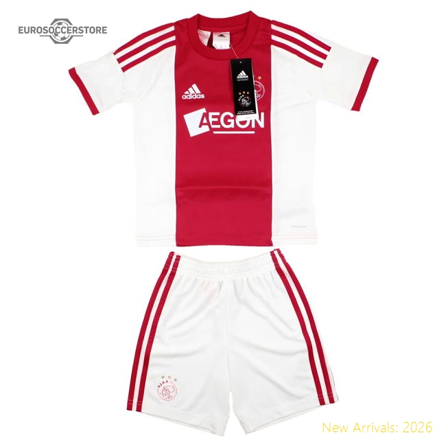 Afc Ajax Children 2013 Home Jersey Shirt #14 Football Fan Apparel