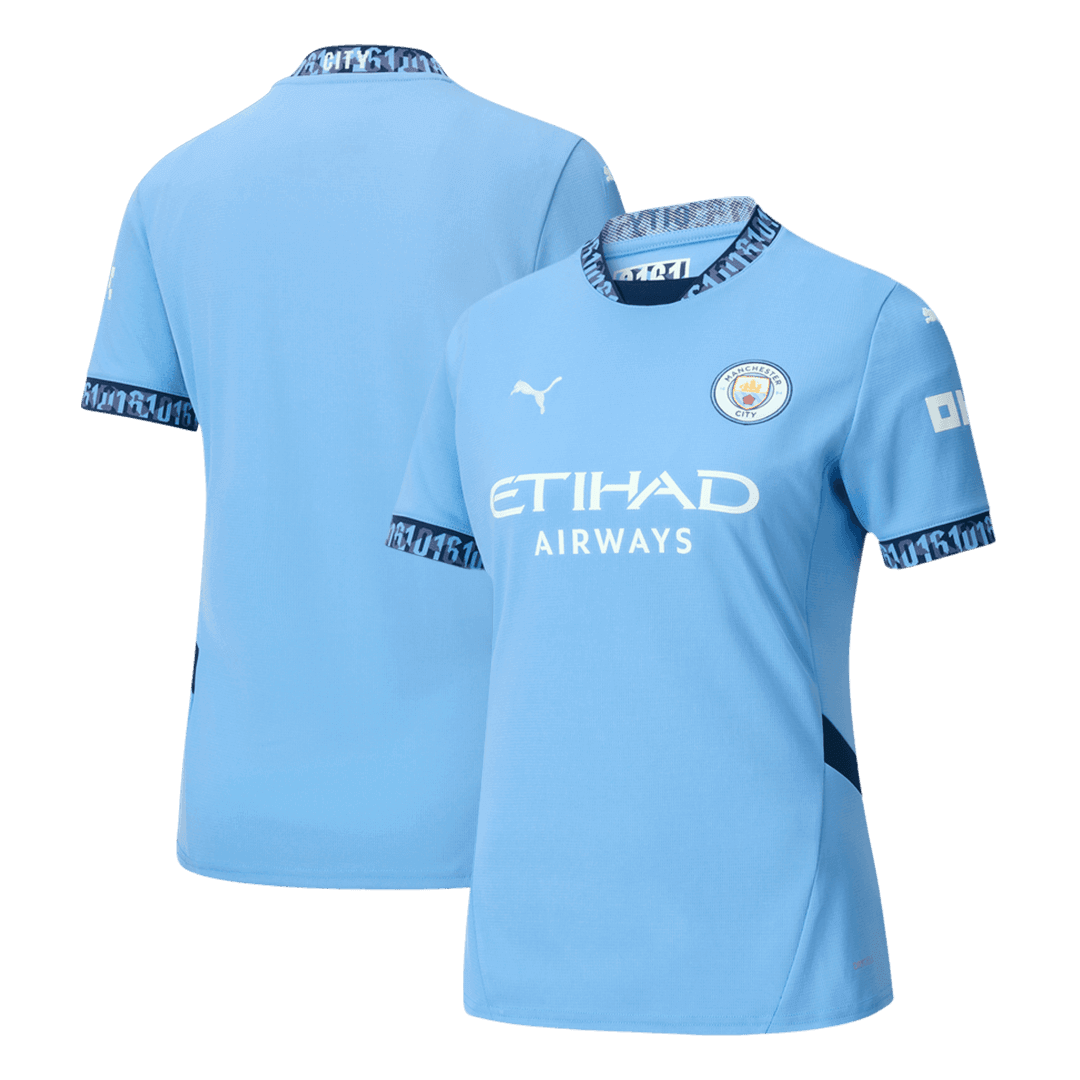 Women's Manchester City Home  Soccer Jersey 2024/25 Authentic Kit