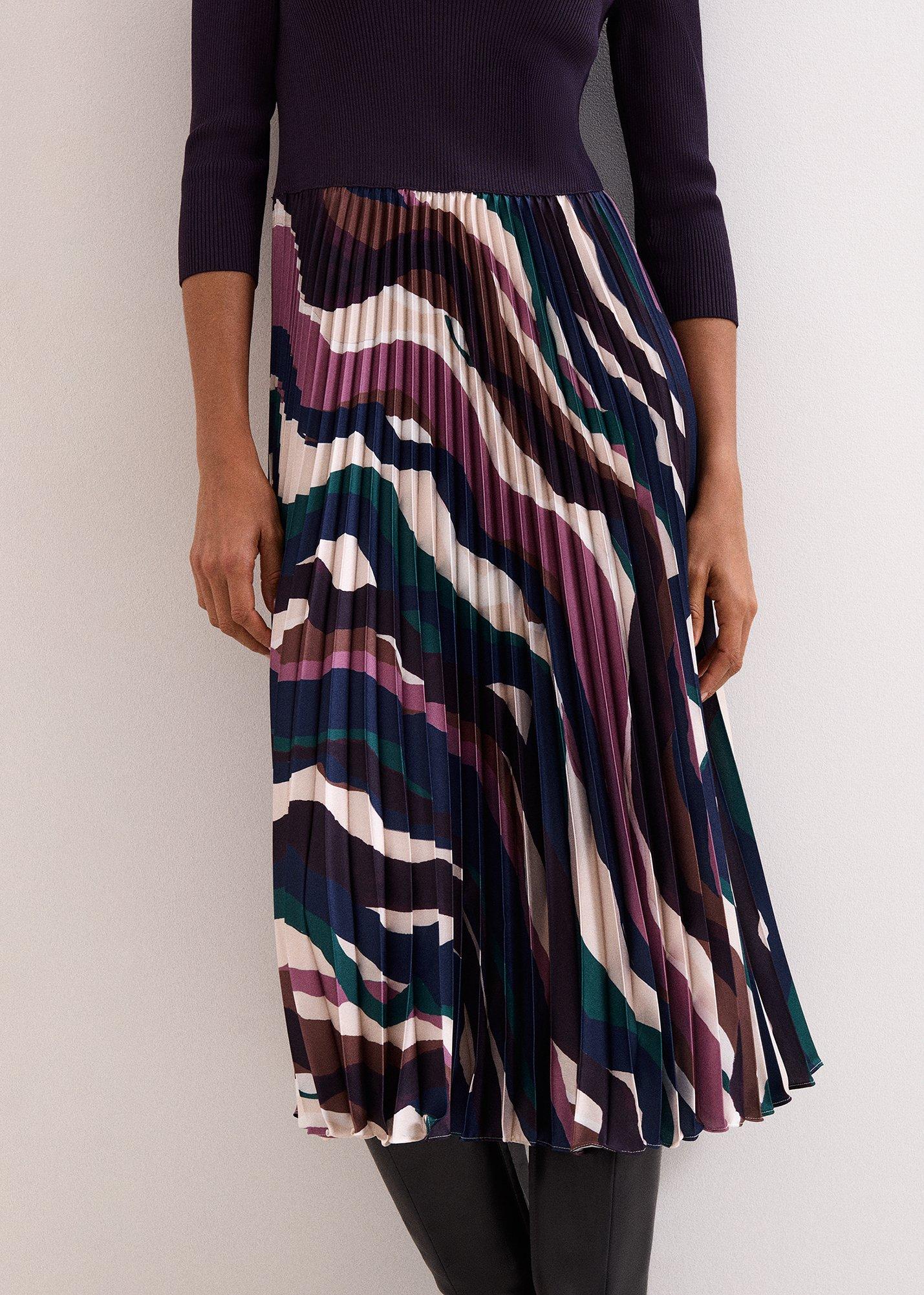 Riley Woven Hem Printed Dress