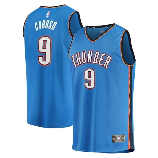 Authentic Alex Caruso OKC NBA Jersey - Blue - Official NBA Merchandise