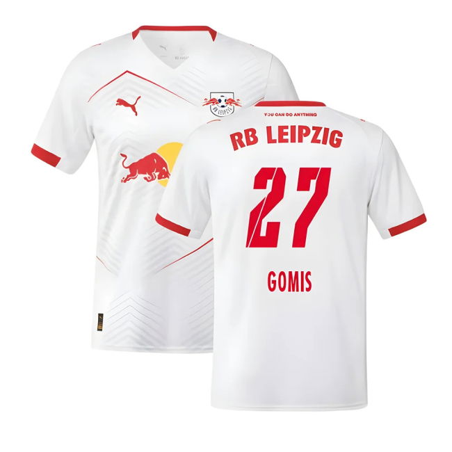 Licensed Leipzig Red Bull Leipzig Home Shirt Gomis #27 Professiona...