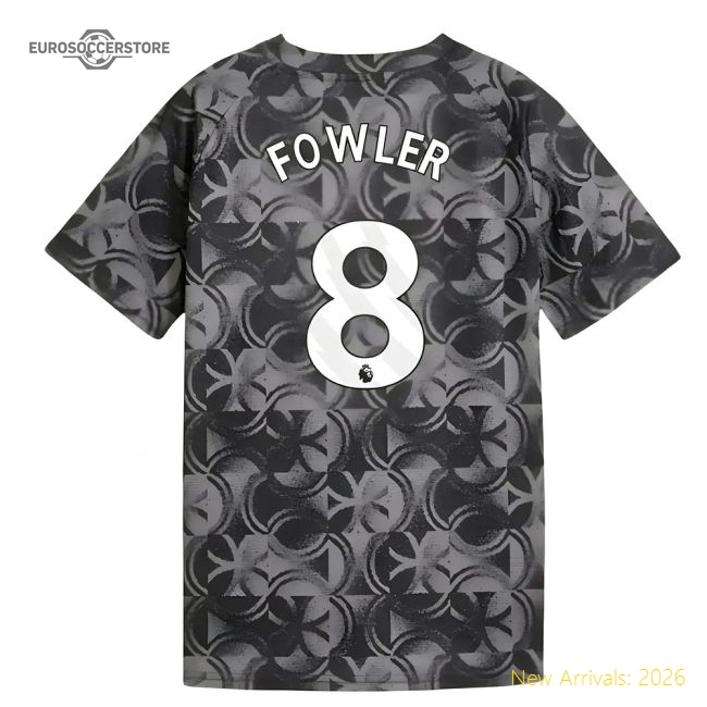 2025-2026 City Man Warm Up Jersey (Black) - Kids (Fowler 8)