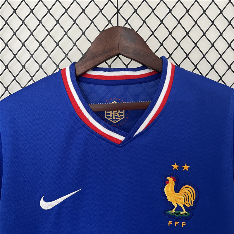 Durable UEFA Euro 2024 France Home Women's Football Shirt Soccer