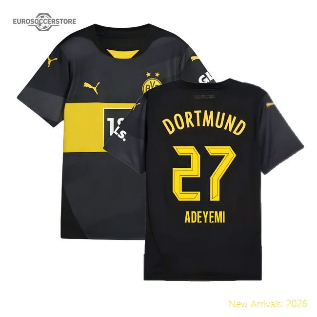Trending 2024-2025 Borussia Dortmund Away Shirt (Kids) (Adeyemi 27)