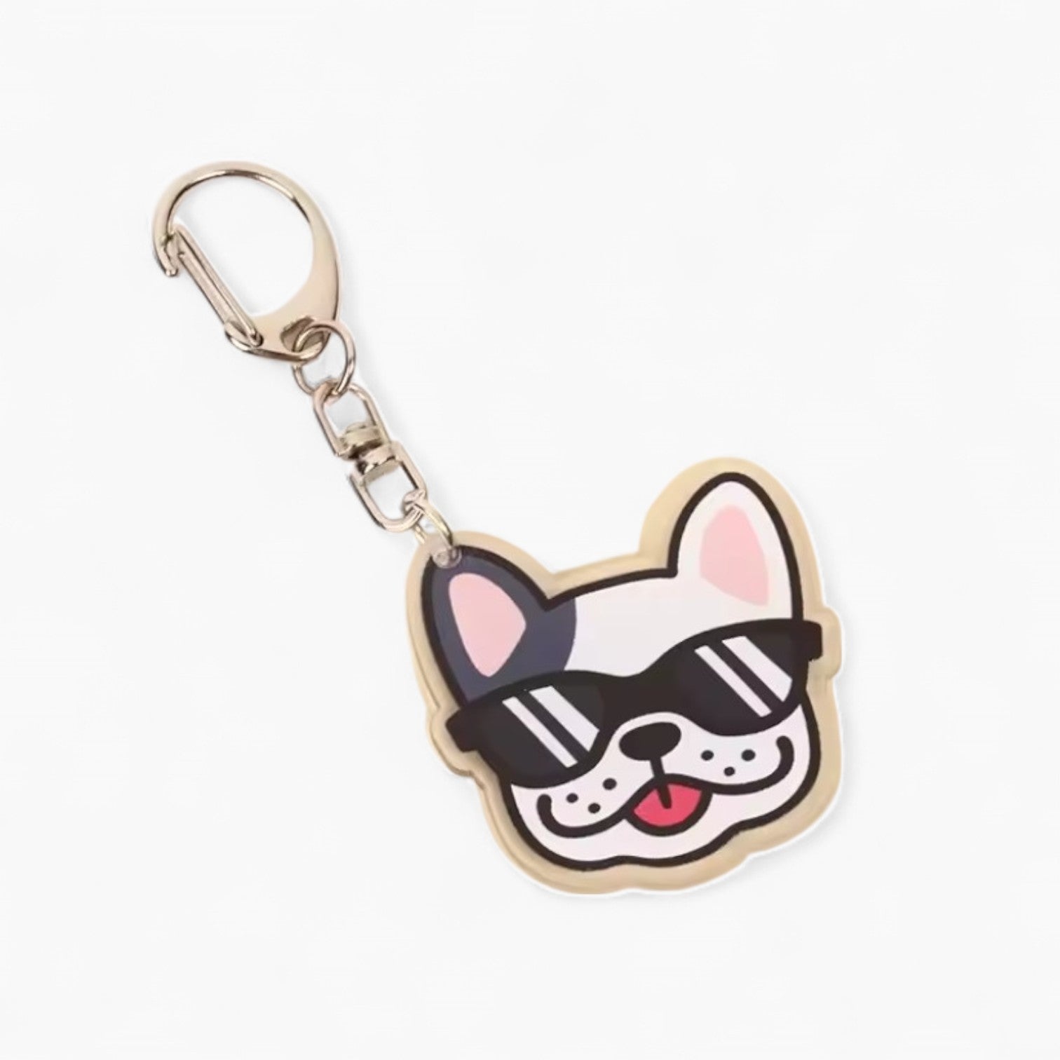 Pawchain French Bulldog Keychain Gift – Cute Frenchie Bag Charm for Dog Lovers