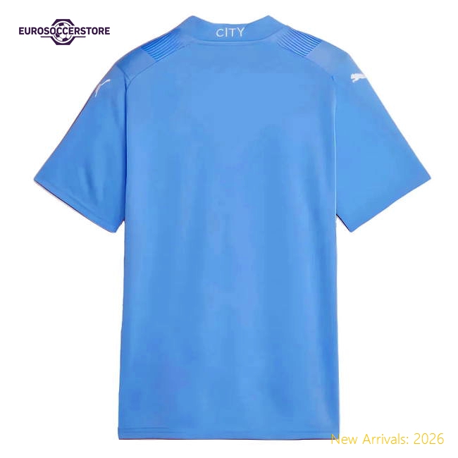 Manchester City 2024-25 Home Fan Version For Kids (Kids) Match Day Shirt