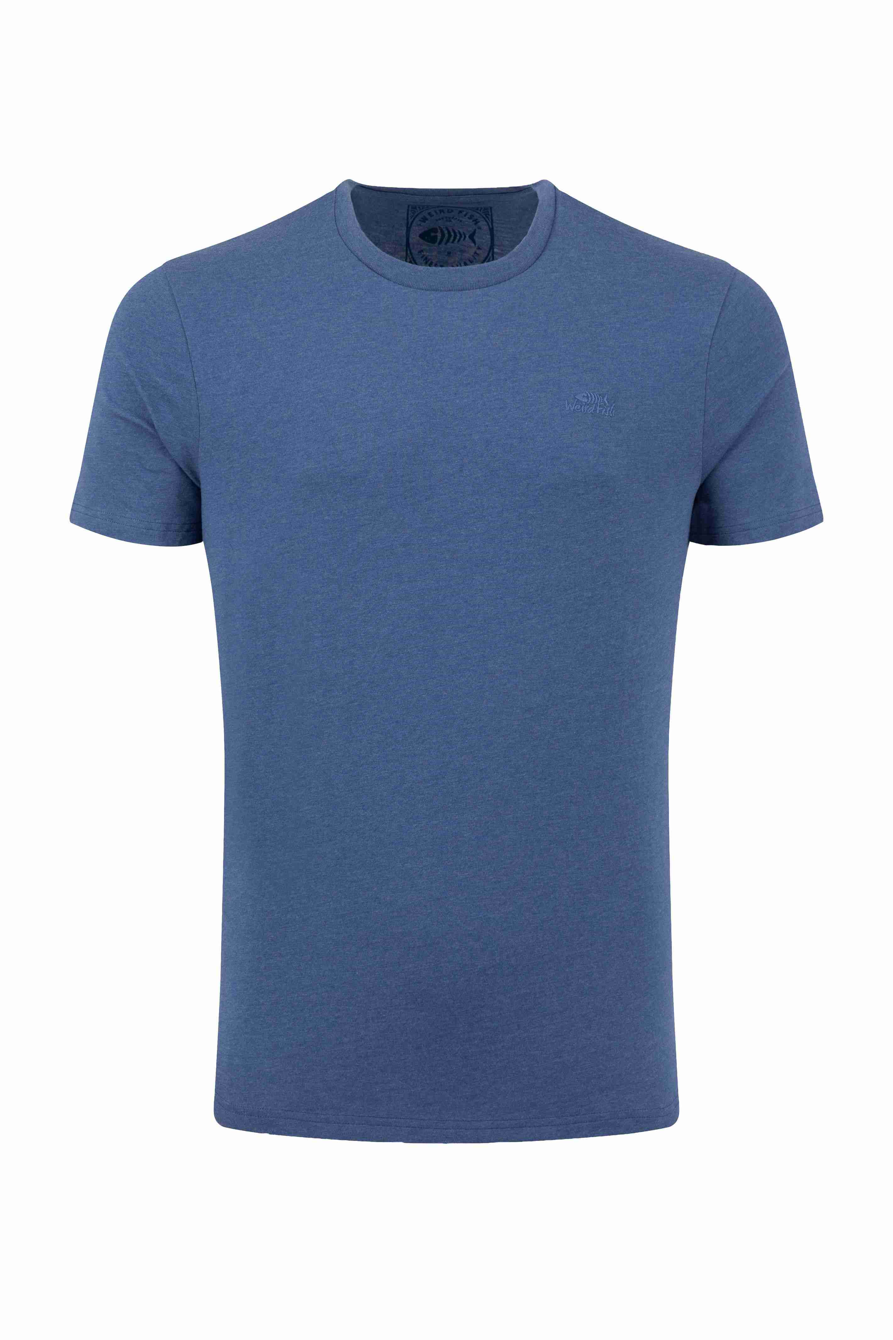 Hooked Branded T-Shirt Faded Blue