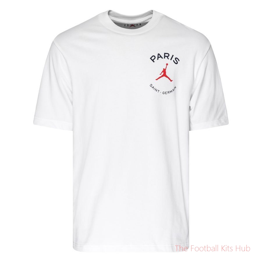 Paris Saint Germain T-Shirt Logo Jordan x PSG - White