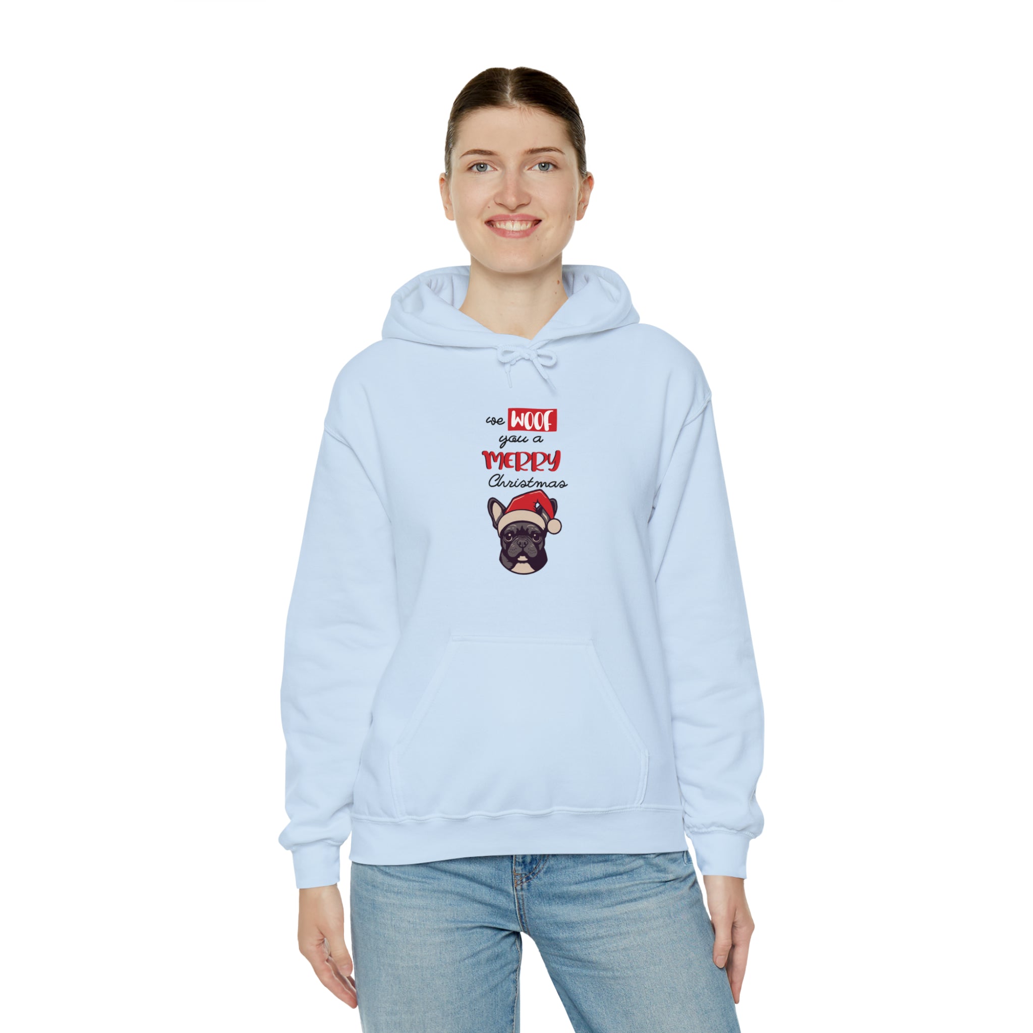 Woof Merry Christmas Unisex Hoodie