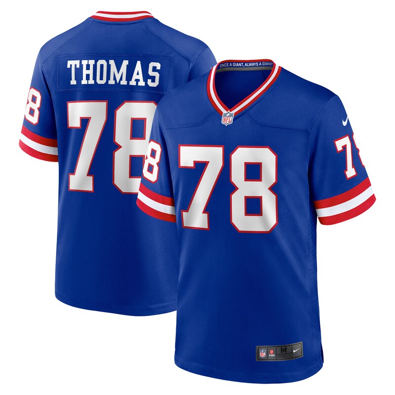None Andrew Thomas New York Giants Energetic Game Jersey Game Day Wear