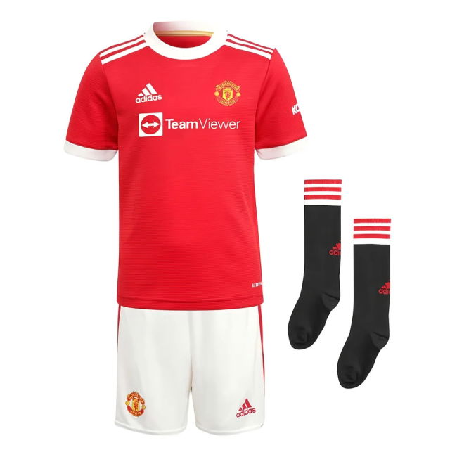 Man Utd 2021-2022 Home Mini Kit (Your Name)