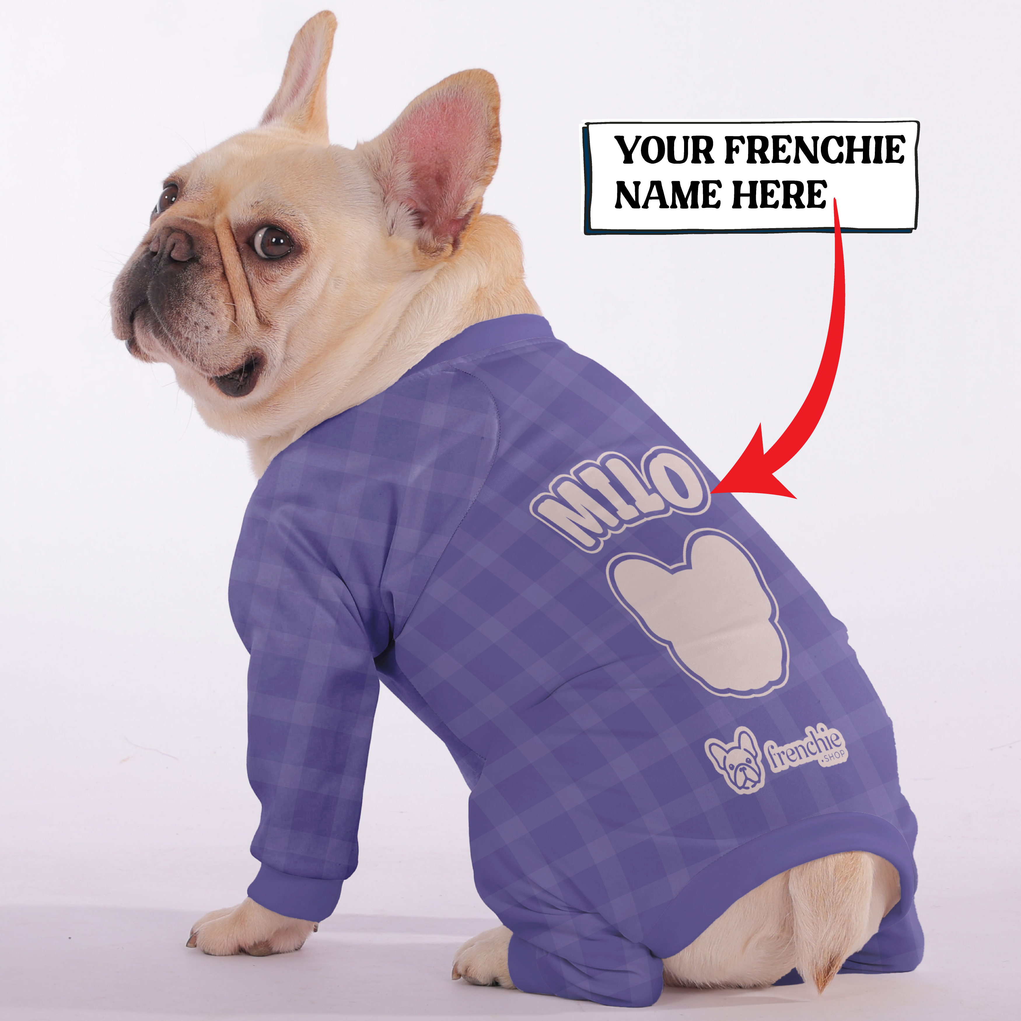 With Frenchie’s Name – Ultra-soft, Cozy, And Adorably Stylish! Pet Gear