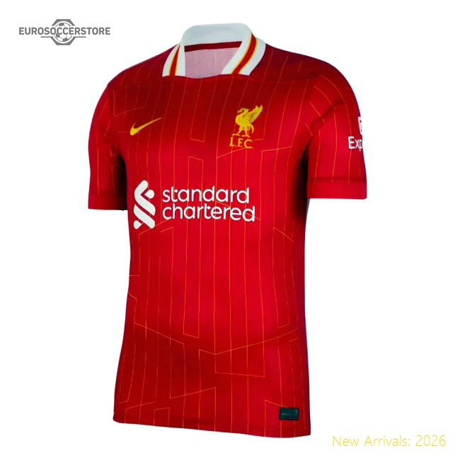 Official 2024-2025 Liverpool Home Shirt - Premium Quality Football