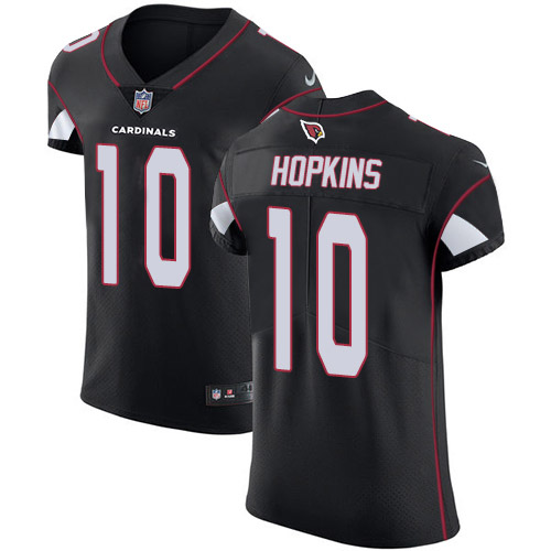 NFL A C Cardinals #10 DeAndre Hopkins Black Elite Jersey - High Qua...