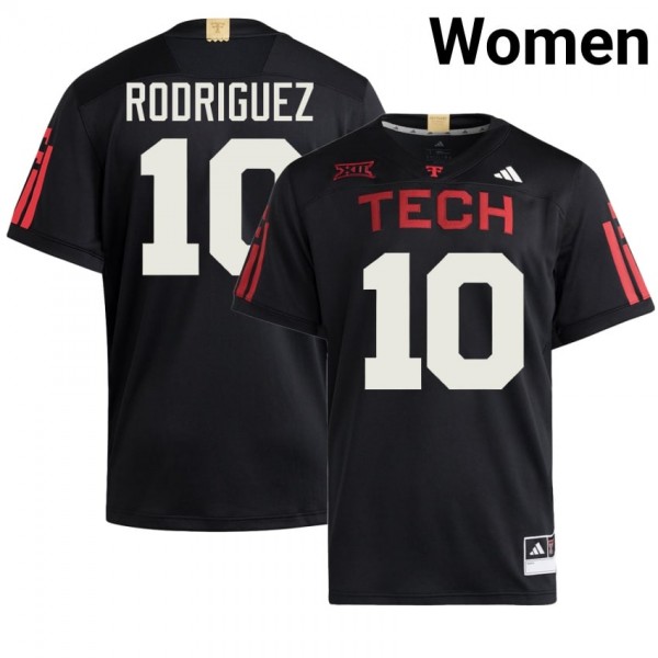 Women Texas A&m Aggies #10 Jacob Rodriguez Women Red V2a Jersey
