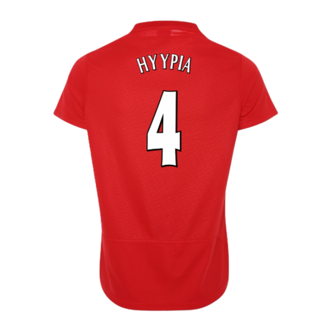 Liverpool Istanbul Home Shirt Womens Hyypia #4 Top Tier Fan Gear M...