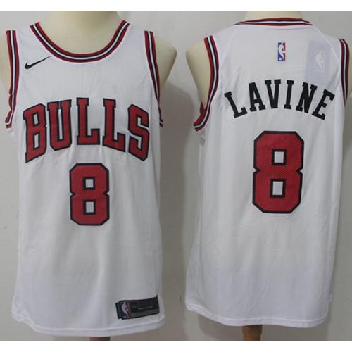 Chicago Bulls Zach #8 Elite Collection Pro Jersey Athletic Fit