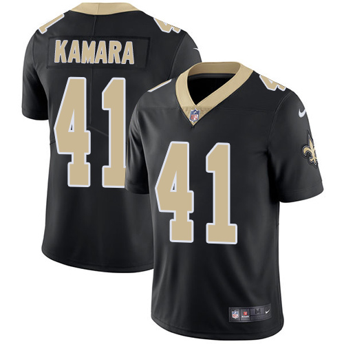 Authentic NFL New Orleans Saints #41 Alvin Kamara Black Limited Jersey