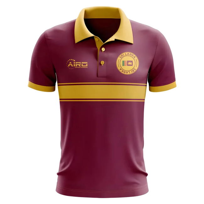 Fan-Favorite Tournament-Edition Sri Lanka Concept Stripe Polo Shirt