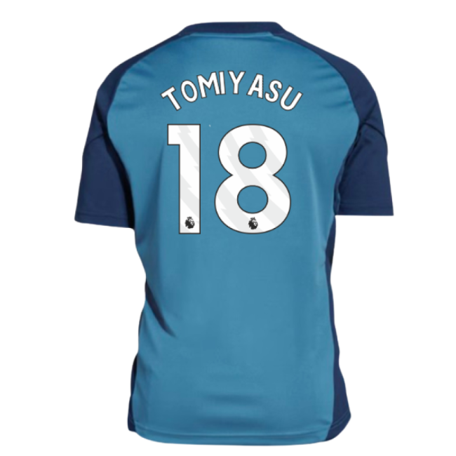 Kids Match Quality Arsenal 2025-2026 Training Uniform (Tomiyasu 18)