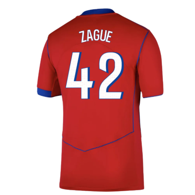 Genuine Psg Zague Third Jersey Flexible Moisture-wicking