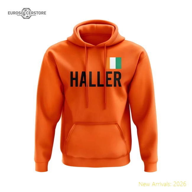 Sebastian Haller Ivory Coast Name Hoody (orange) - Match Quality