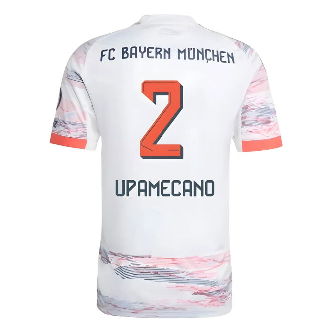Bayern Upamecano #2 Professional Grade Loyal Modern Style Fan Jerse...