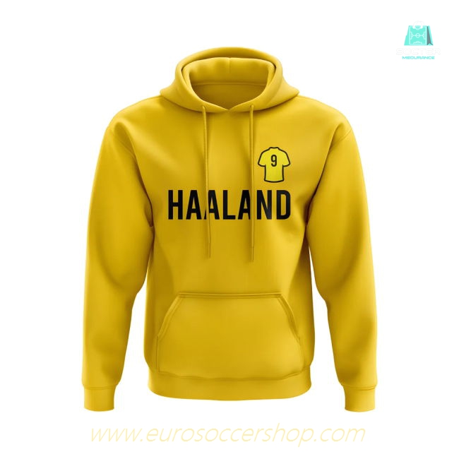 Erling Haaland Dortmund Number Hoody (Yellow)
