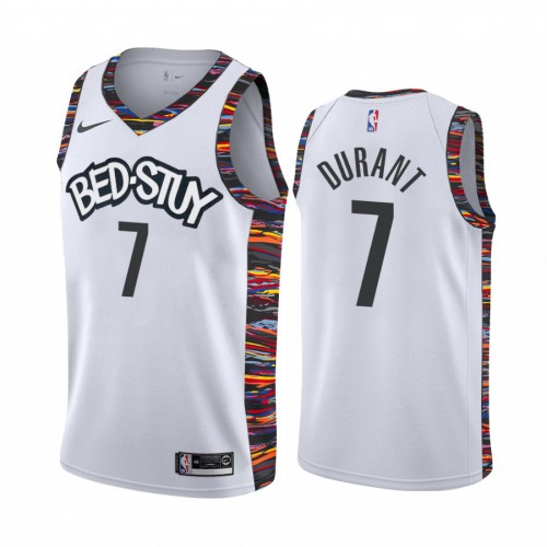 Nets White Kevin Durant #7 Nike Jersey - Reasonably Priced Game Day Wear
