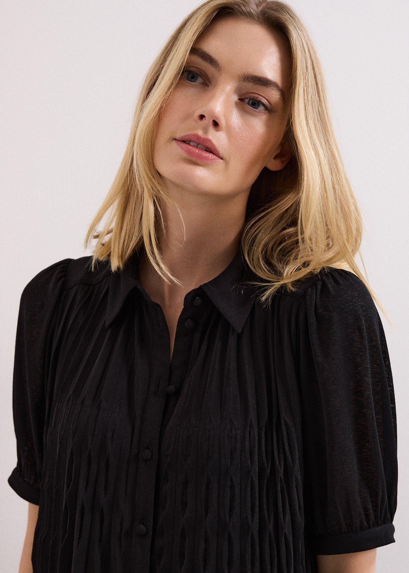 Pleated Swing Dress