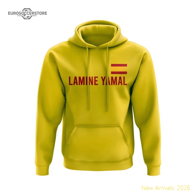 Lamine Yamal Spain Flag Hoody (Yellow)