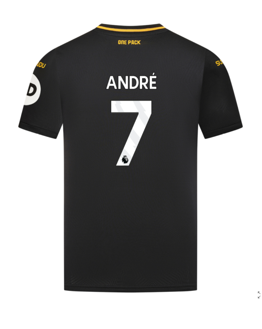 Wolverhampton Wanderers 24-25 Season Away Jersey with ANDRÉ 7 Printing